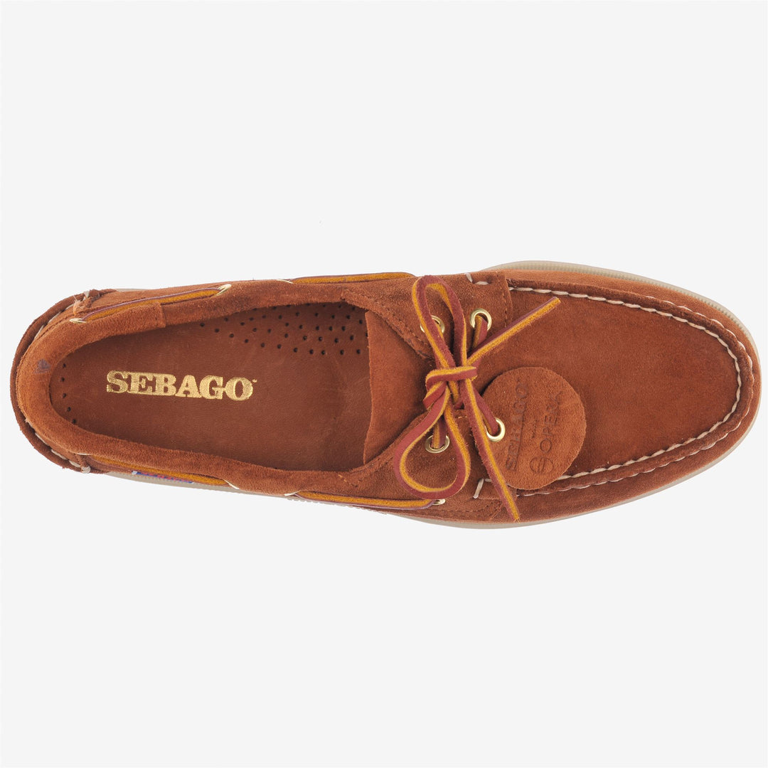 Brown Men's Artisan Moccasin Docksides for Yachting main