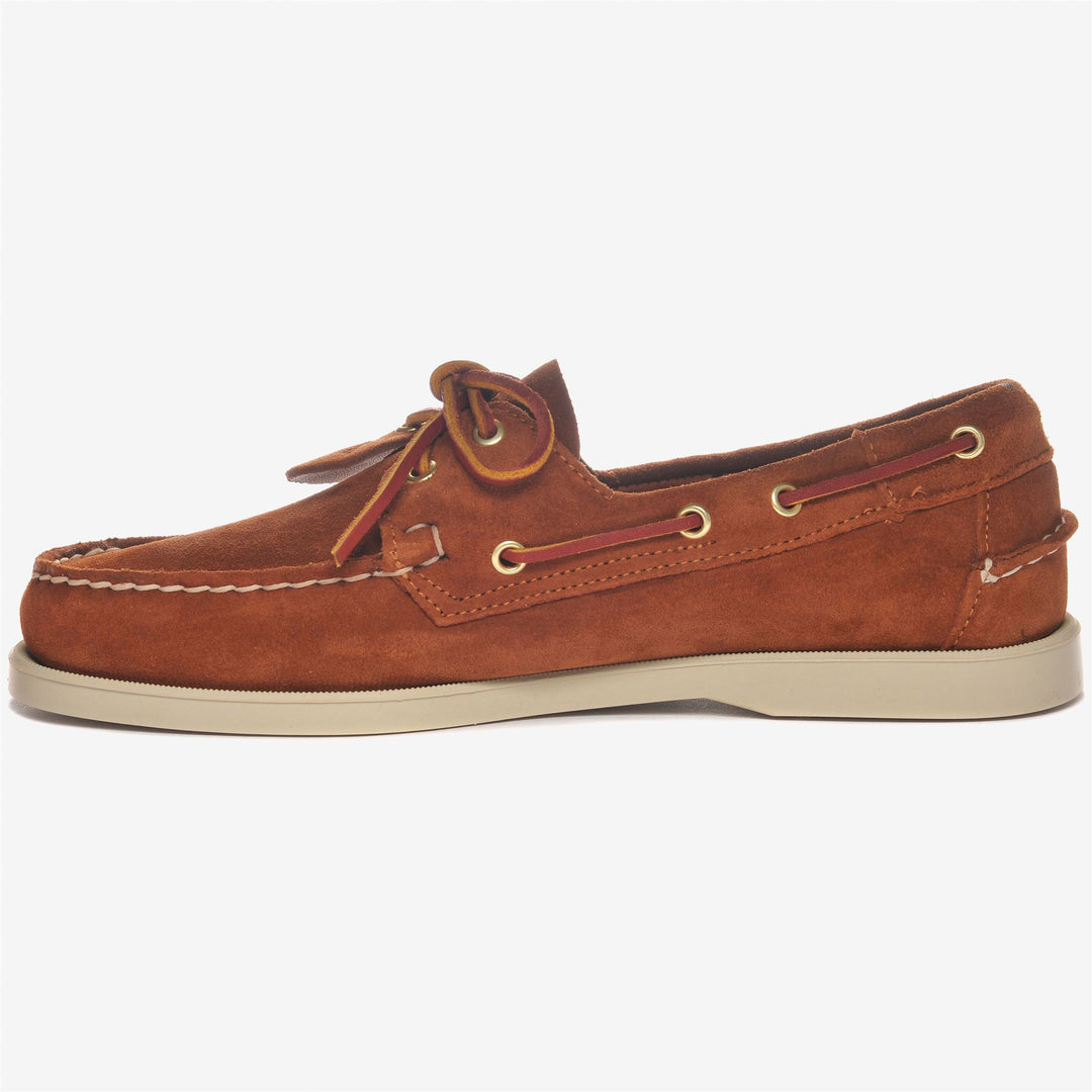 Brown Men's Artisan Moccasin Docksides for Yachting main