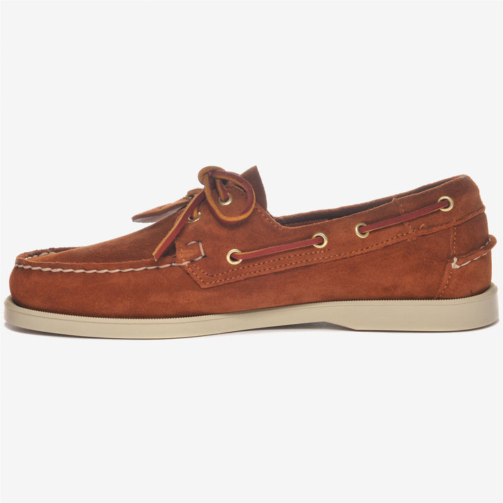 Brown Men's Artisan Moccasin Docksides for Yachting 3