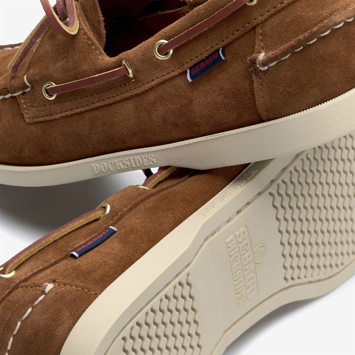 Brown Men's Artisan Moccasin Docksides for Yachting 5
