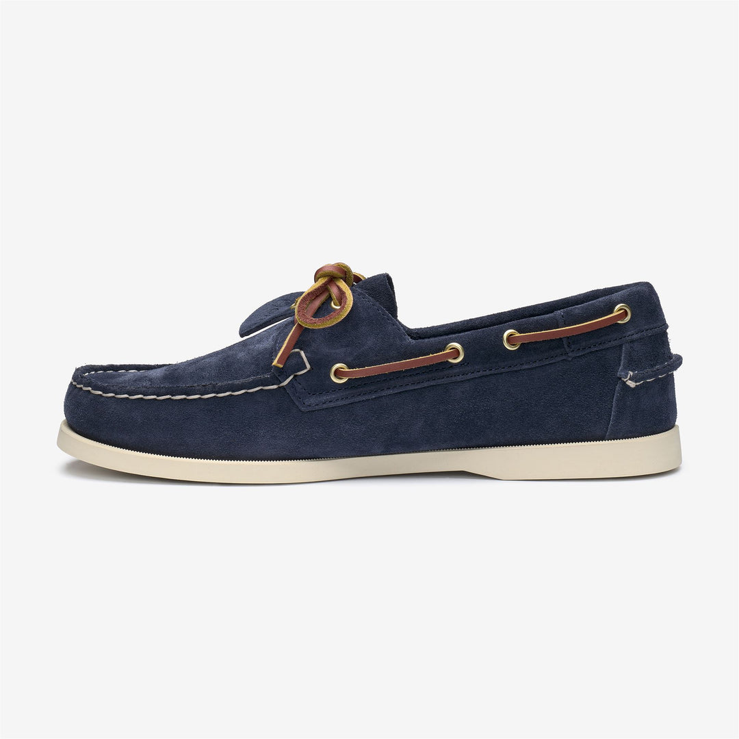 Navy Blue Men's Artisan Docksides Moccasin for Yachting main