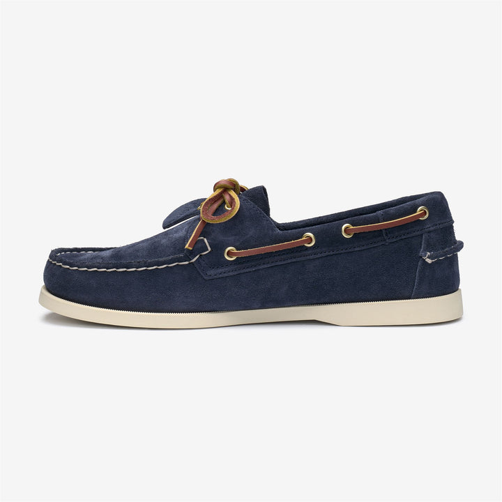 Navy Blue Men's Artisan Docksides Moccasin for Yachting 3