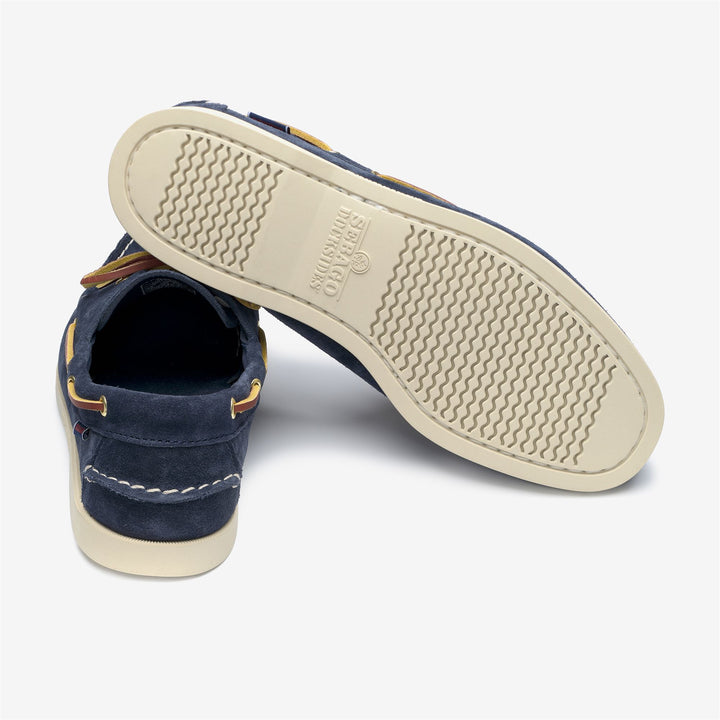 Navy Blue Men's Artisan Docksides Moccasin for Yachting 4