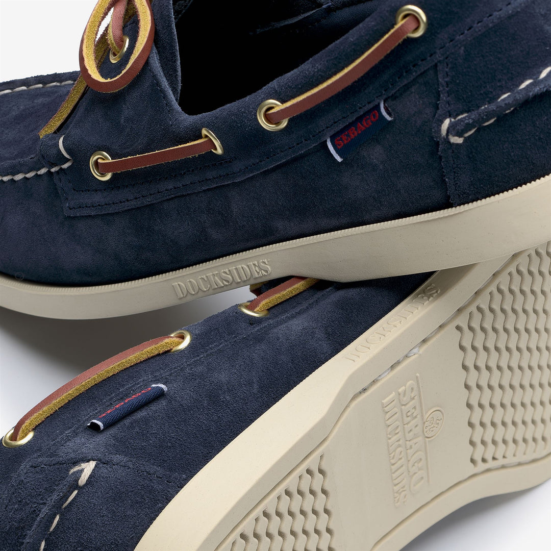 Navy Blue Men's Artisan Docksides Moccasin for Yachting main