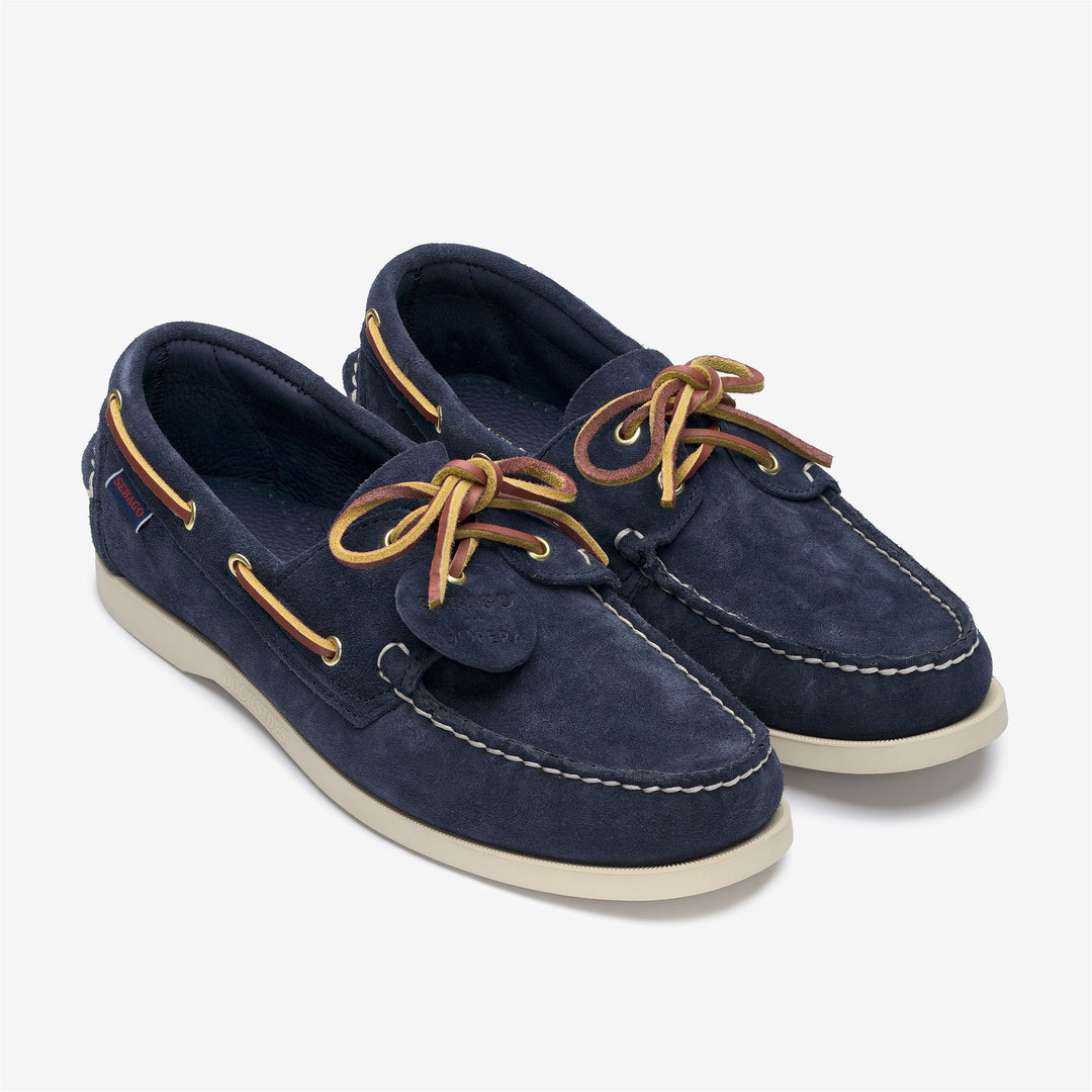 Navy Blue Men's Artisan Docksides Moccasin for Yachting main