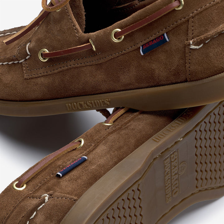 Red Men's Artisan Mocassin Boat Shoes for Yachting 5
