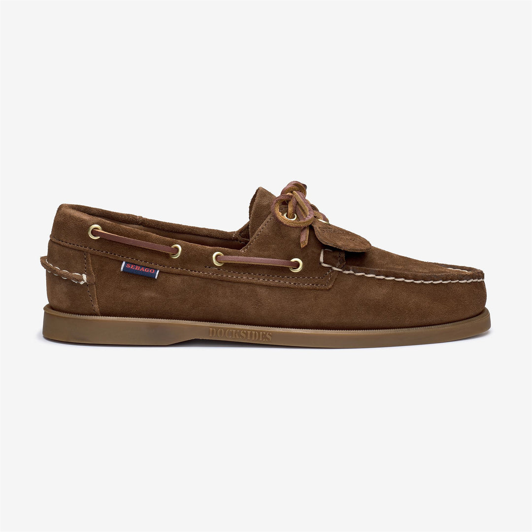 Red Men's Artisan Mocassin Boat Shoes for Yachting 01