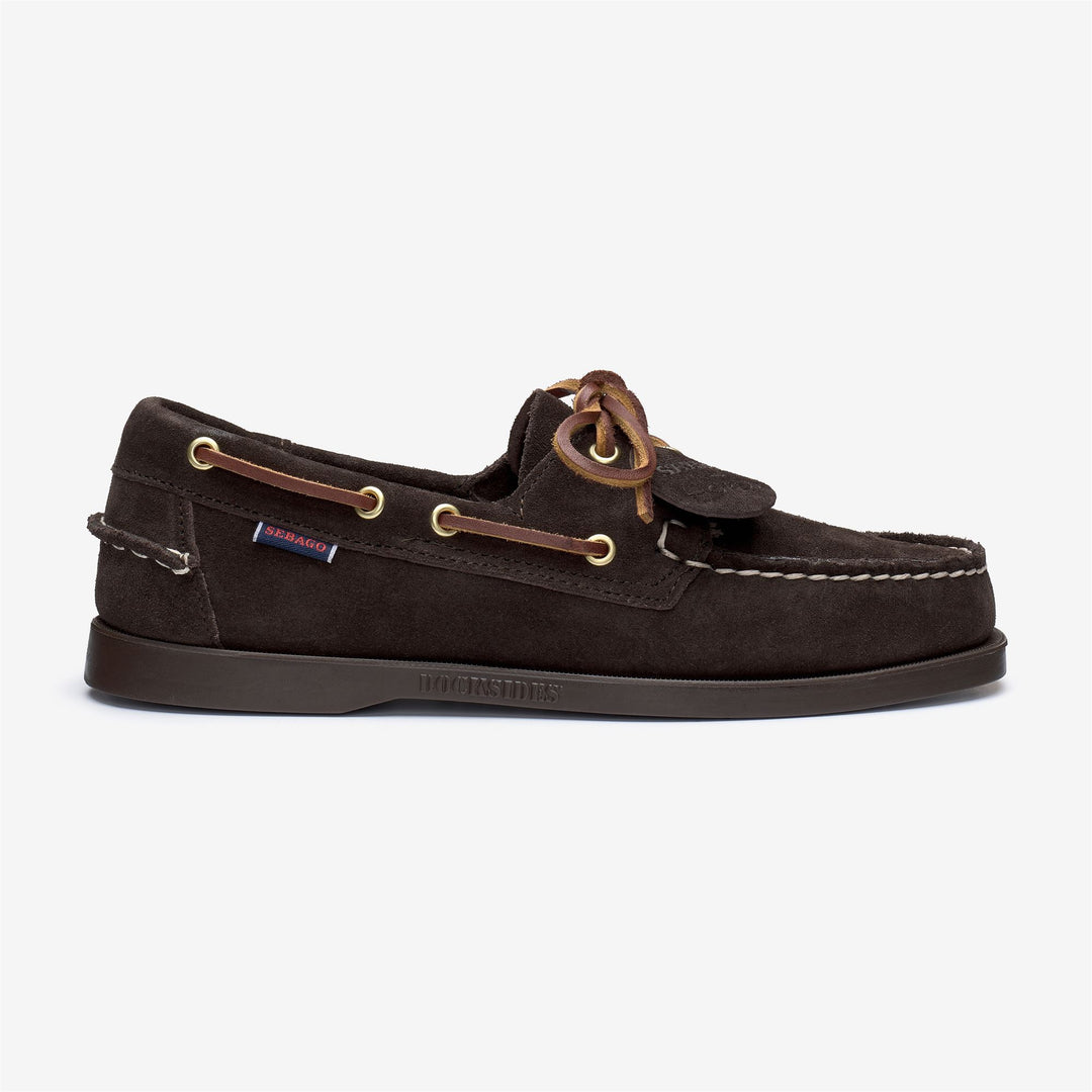 Dark brown Men's Artisan Moccasin Boat Shoes for Yachting 01