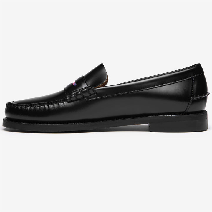 Mocassins en cuir noir pour homme 3