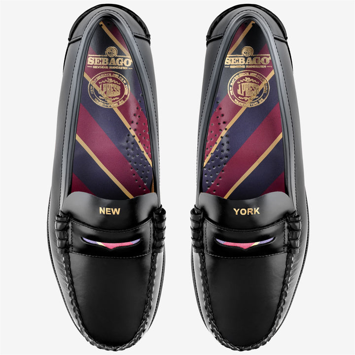 Mocassins en cuir noir pour homme 6