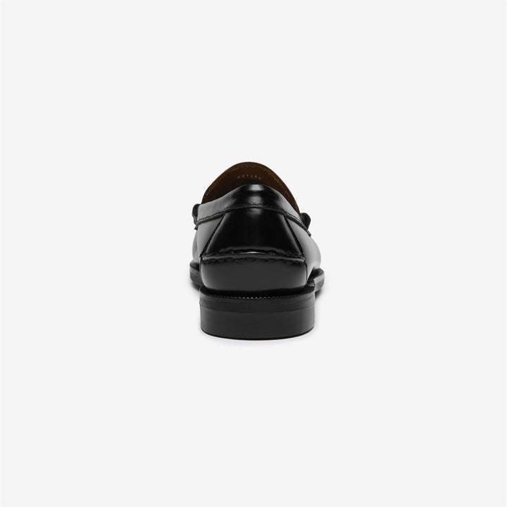 Mocassins d'affaires noirs pour hommes avec tige en cuir 5