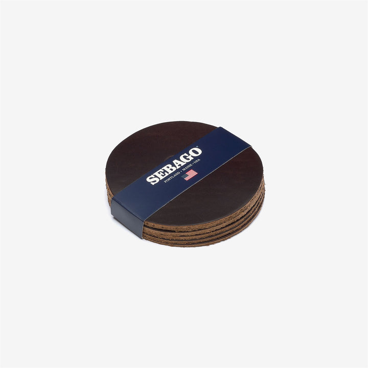 Brown Unisex Leather Coasters for Tabletop Functionality 1