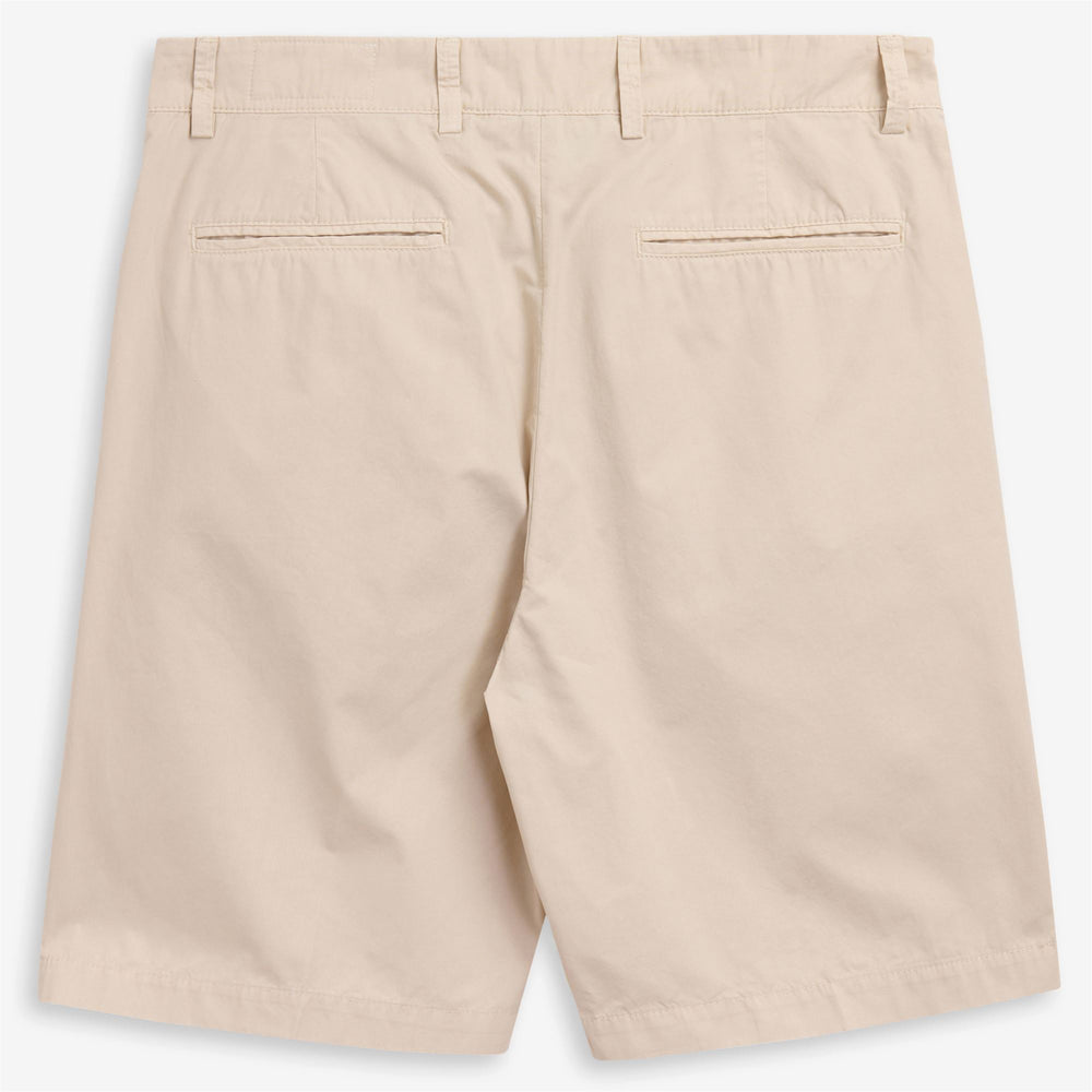 Pantaloncini chino beige da uomo in comodo cotone 02