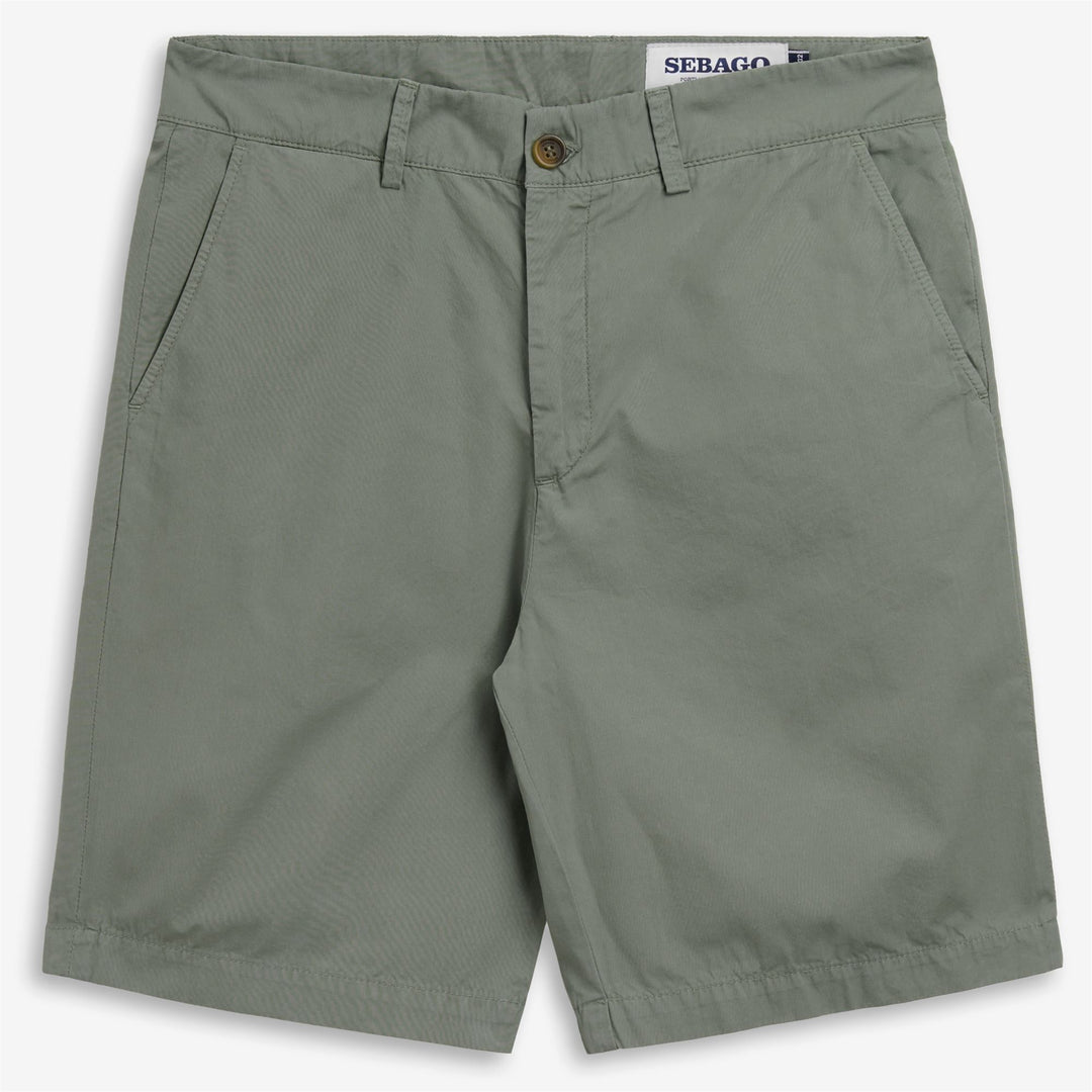 Herren-Chino-Shorts in Flechtengrün aus strapazierfähiger Baumwolle main