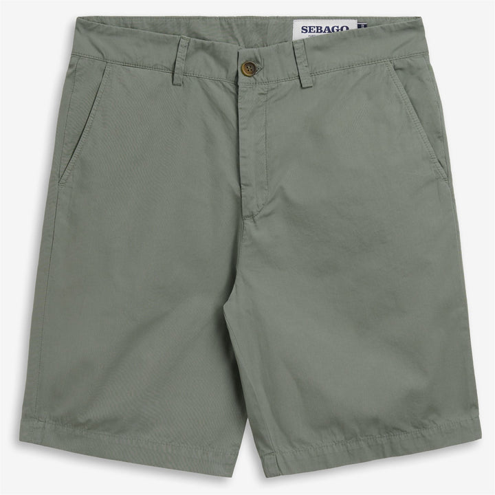 Herren-Chino-Shorts in Flechtengrün aus strapazierfähiger Baumwolle 1