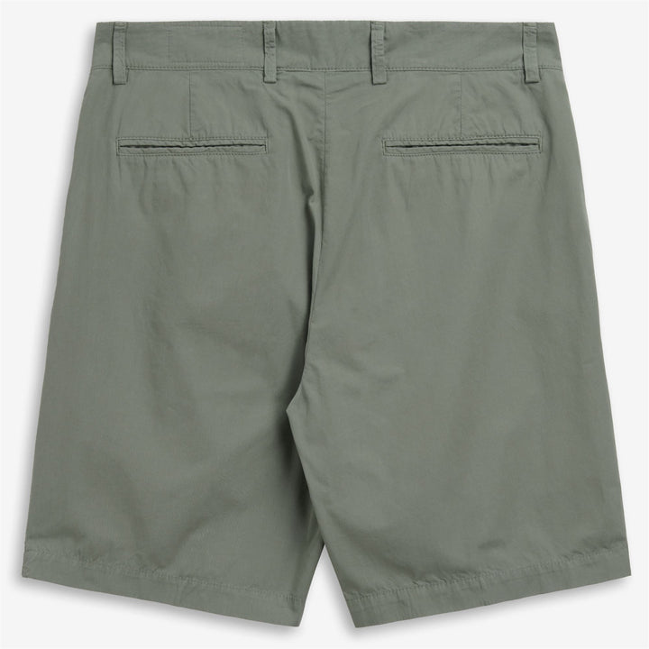 Herren-Chino-Shorts in Flechtengrün aus strapazierfähiger Baumwolle 2
