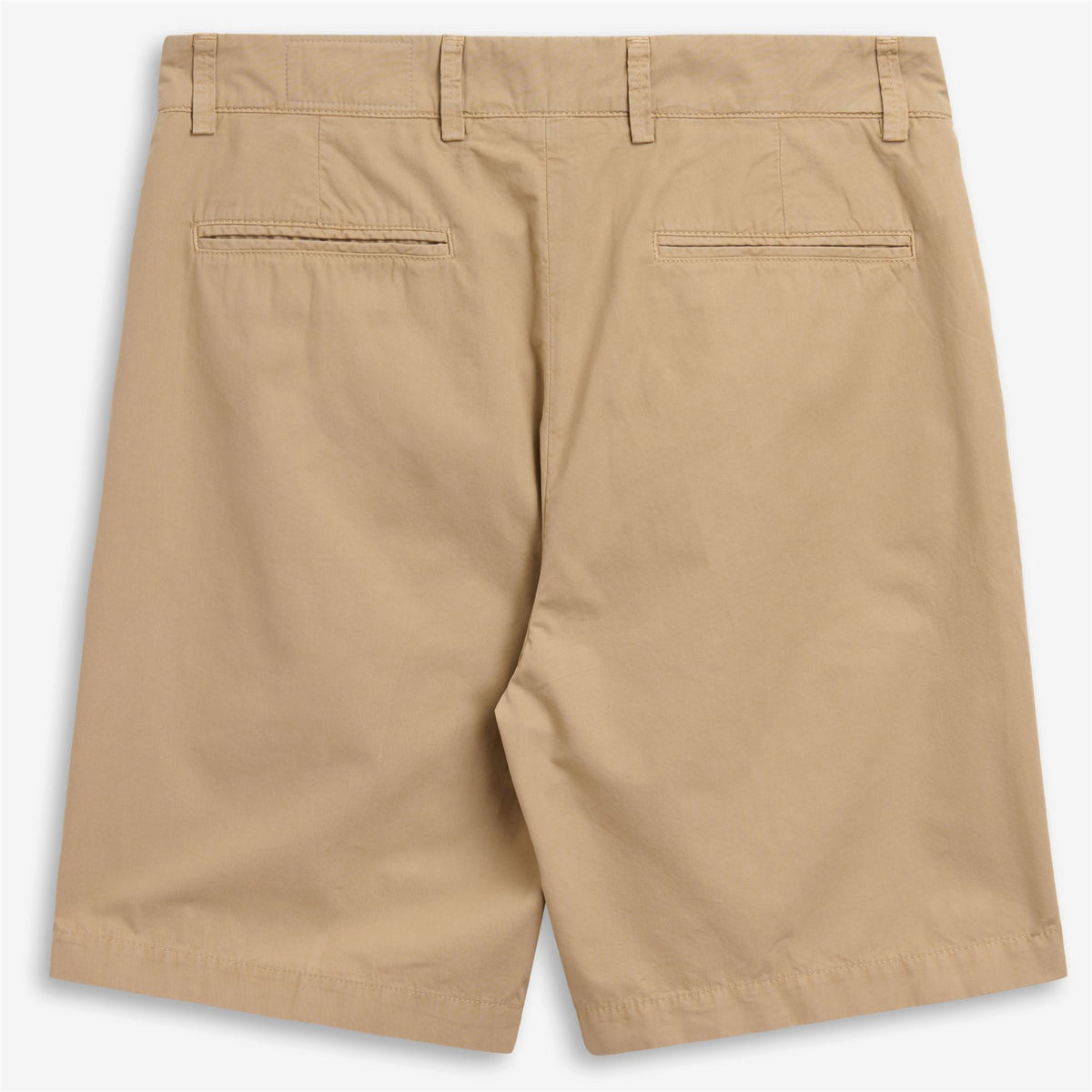 Beige Men's Cotton Canvas Chino Short