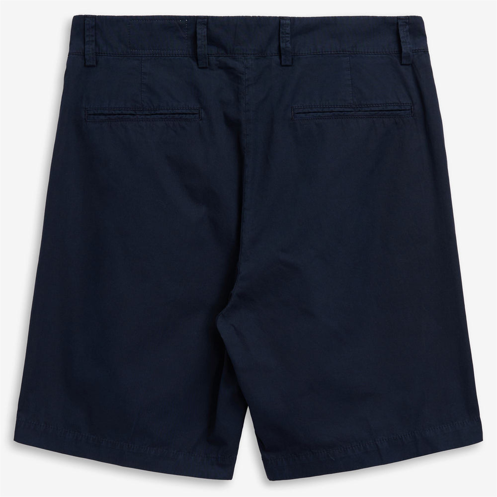 Dunkelblaue Herren-Chino-Shorts aus bequemer Baumwolle 02