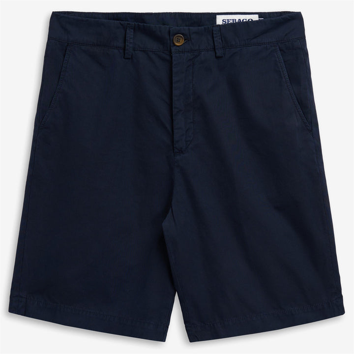 Dark Blue Men's Chino Shorts in Comfortable Cotton 1