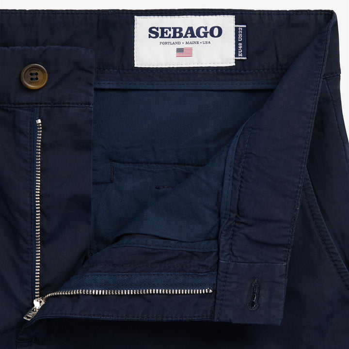 Dark Blue Men's Chino Shorts in Comfortable Cotton 3