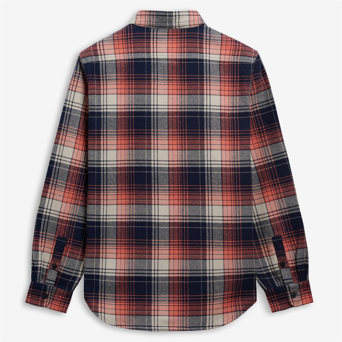Blue Unisex Checkered Overshirt