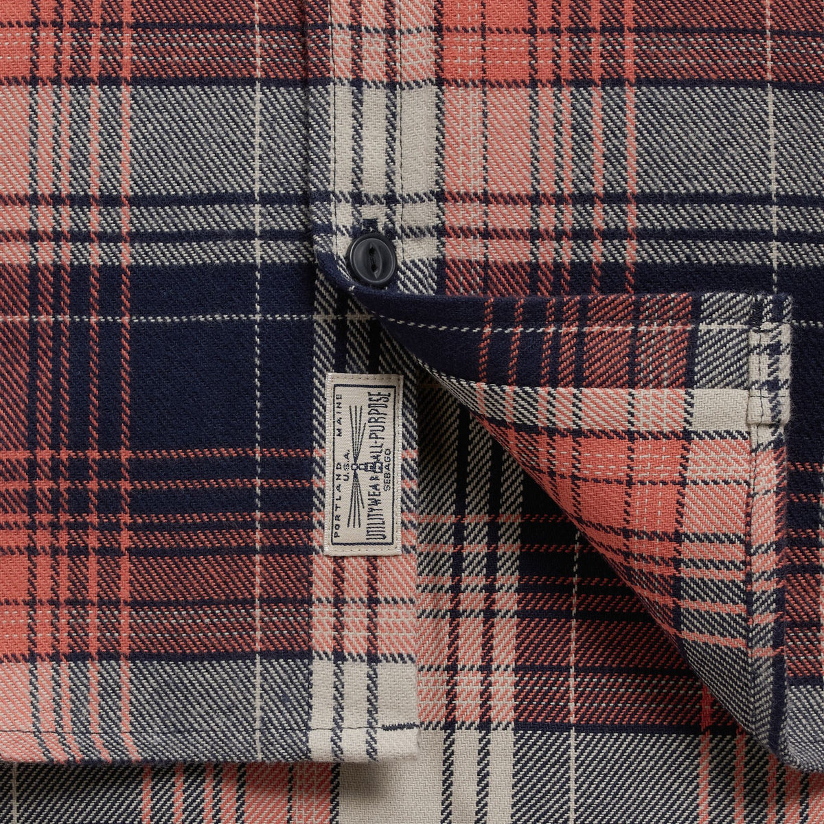 Blue Unisex Checkered Overshirt