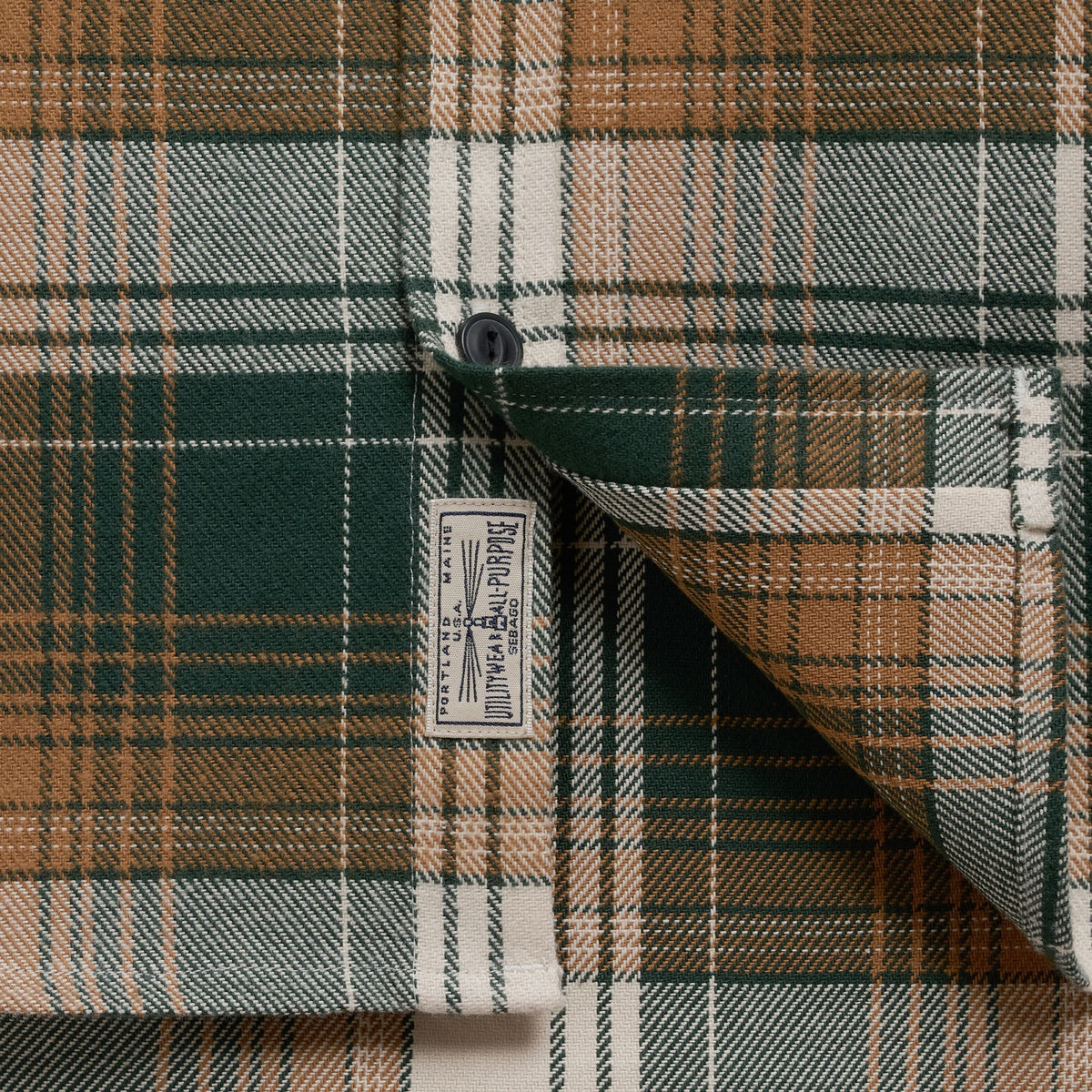 Green Unisex Check Pattern Overshirt
