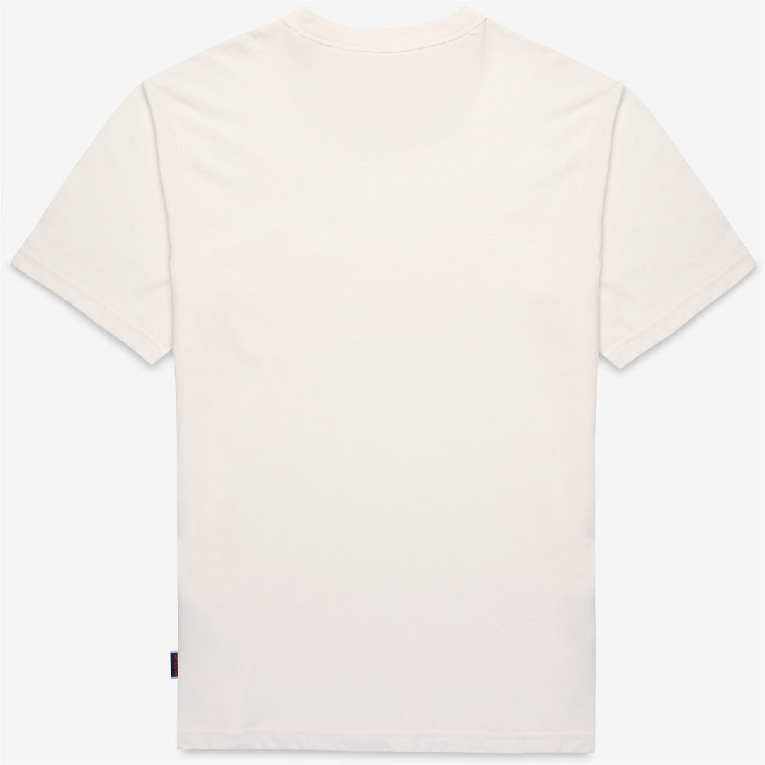Natural White Unisex Yachting T-Shirt with Pocket and Ribbed Neck main