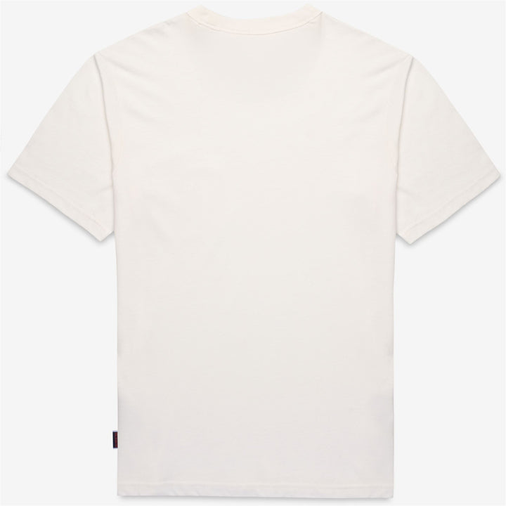 Natural White Unisex Yachting T-Shirt with Pocket and Ribbed Neck 2