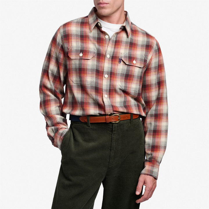 Grey Unisex Checked Cotton Overshirt 3