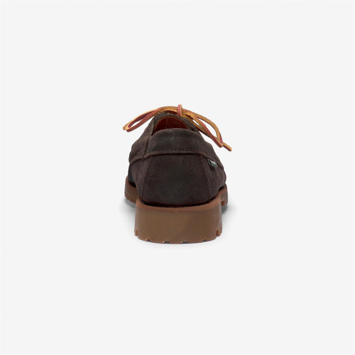 Brown Men's Waxed Suede Boat Shoe