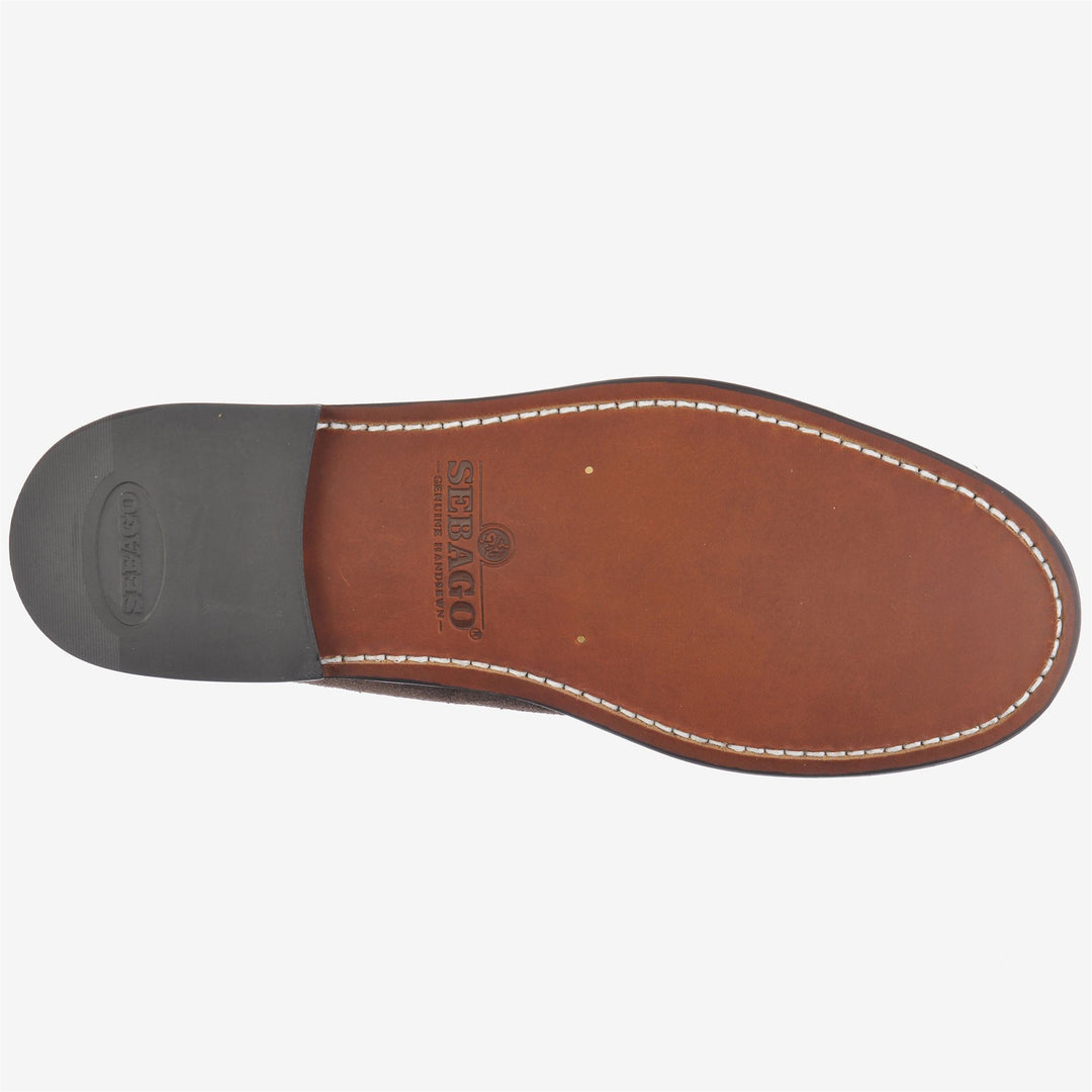 Dark Brown Women's Business Moccasin with Leather Sole main