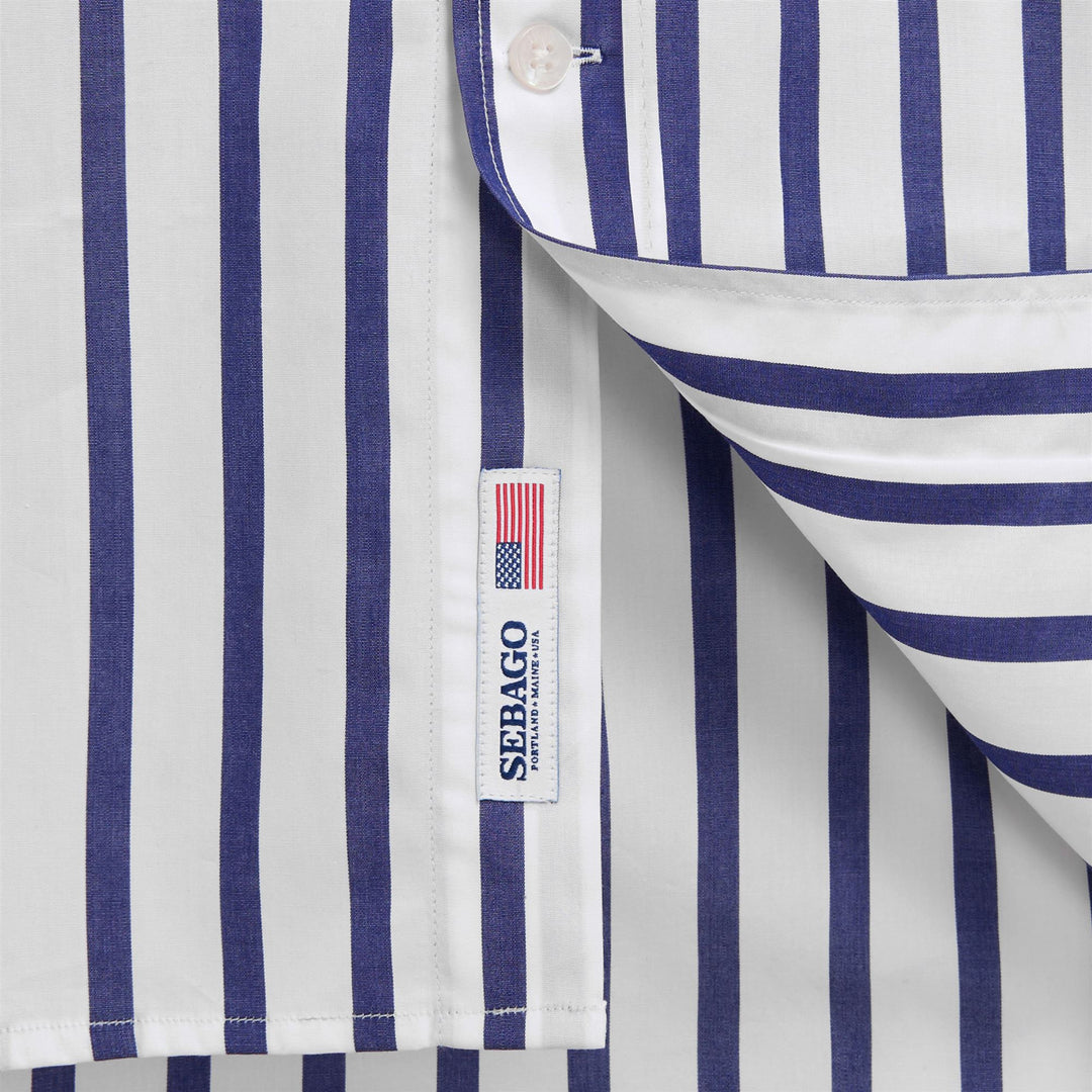 Marineblaues Unisex-Yachthemd im klassischen Stil main