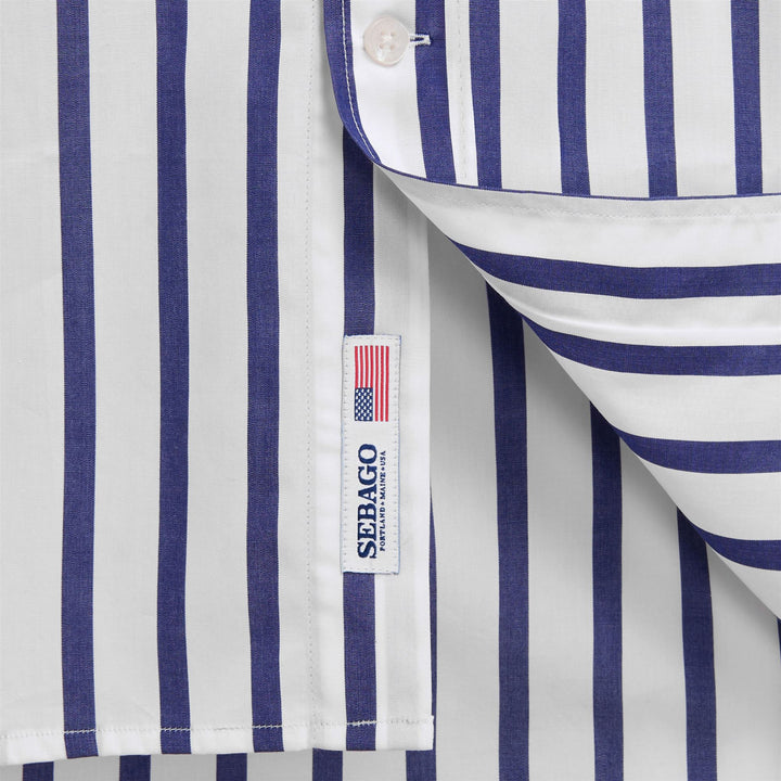 Marineblaues Unisex-Yachthemd im klassischen Stil 3