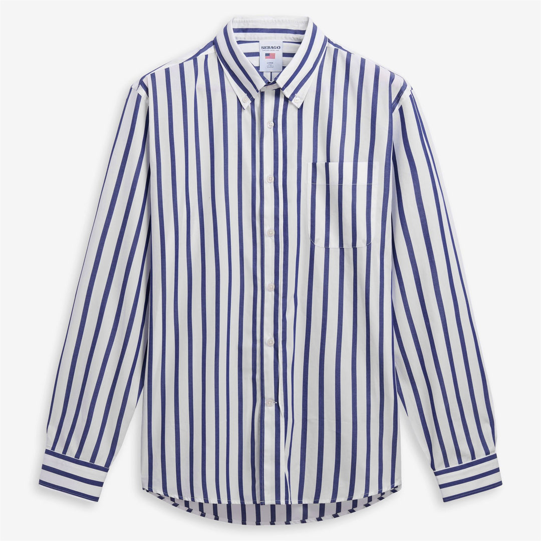 Navy blue Unisex Classic Yachting Shirt 01