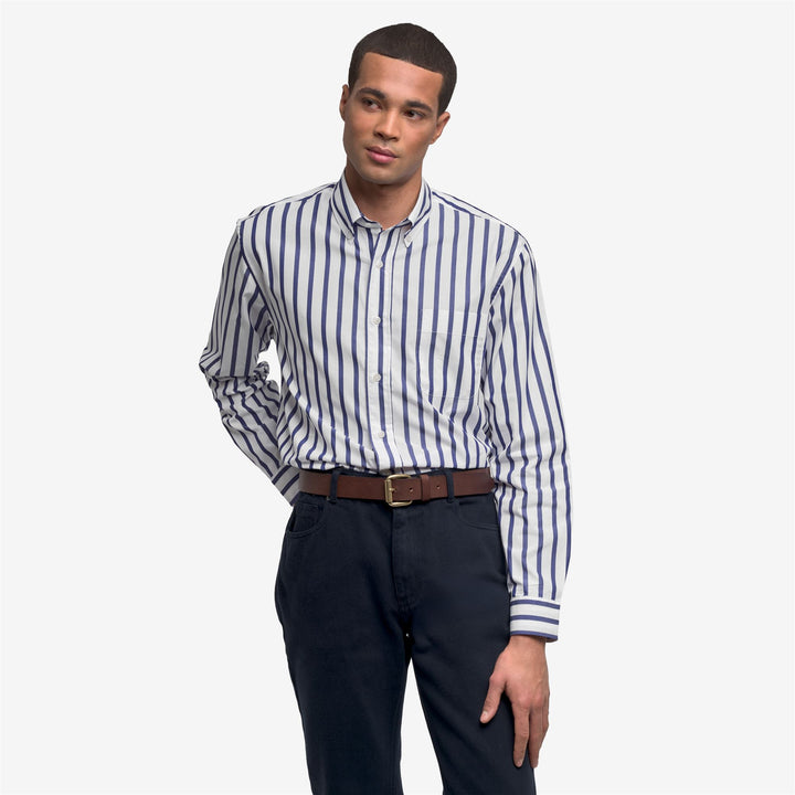 Marineblaues Unisex-Yachthemd im klassischen Stil 4