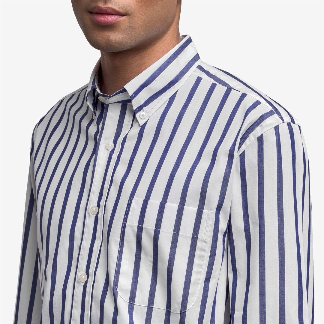 Marineblaues Unisex-Yachthemd im klassischen Stil main