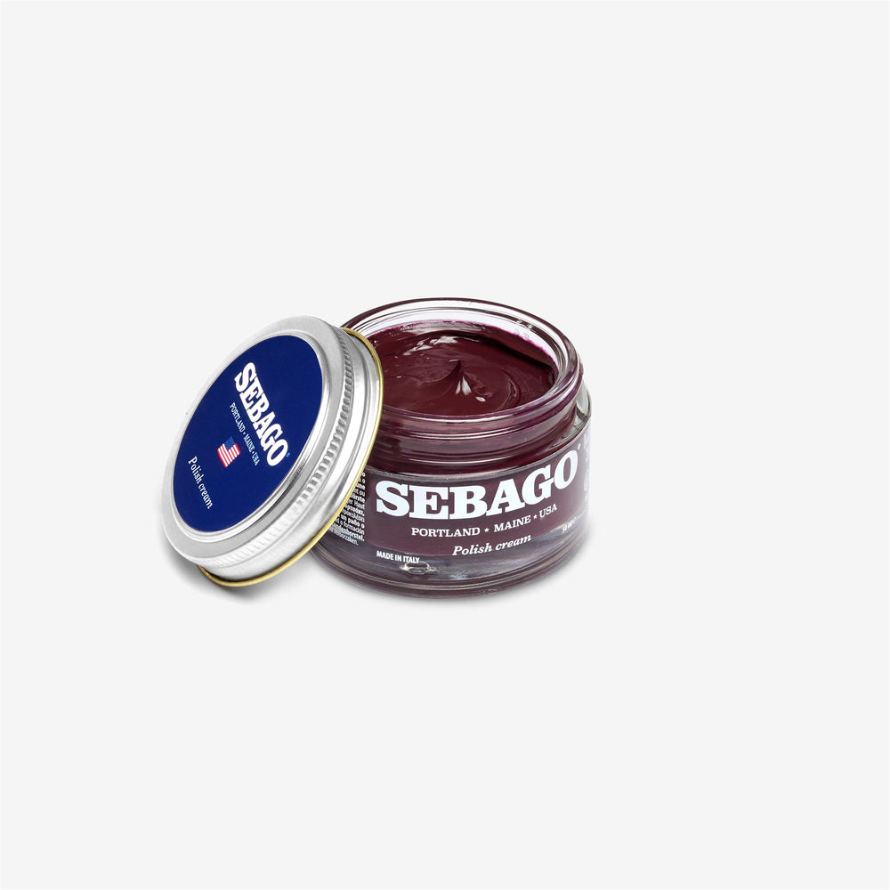 Burgundy Unisex Shoe Care Polish Cream for Smooth Leather 02