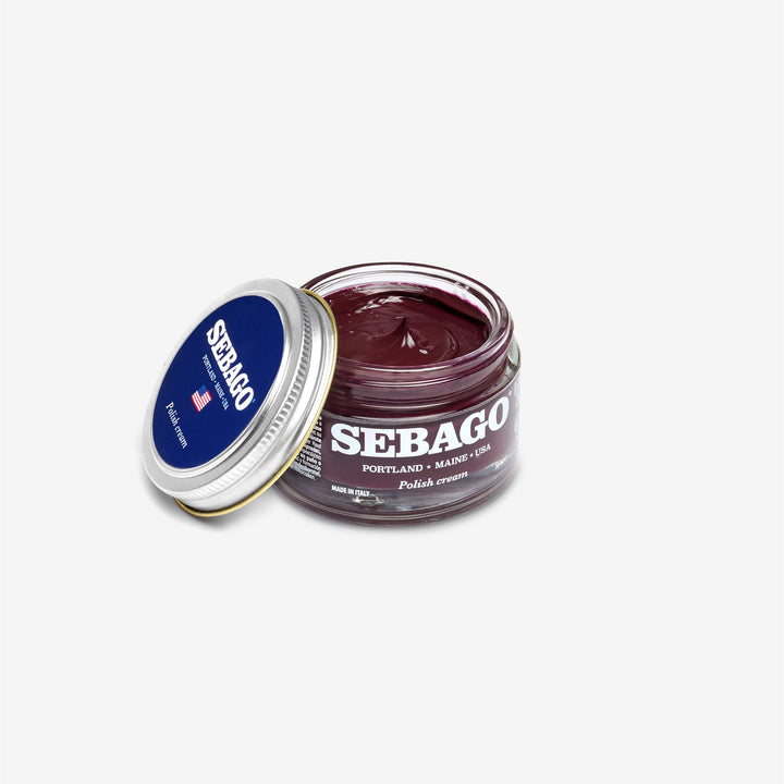 Burgundy Unisex Shoe Care Polish Cream for Smooth Leather 2