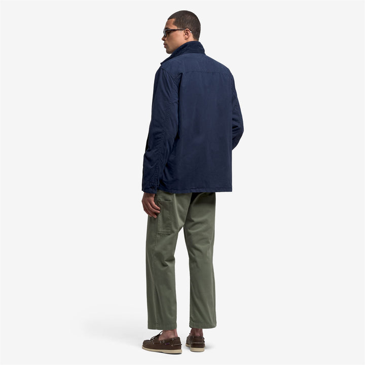 Marine Blue Unisex Midfield Jacket with Four Pockets 5
