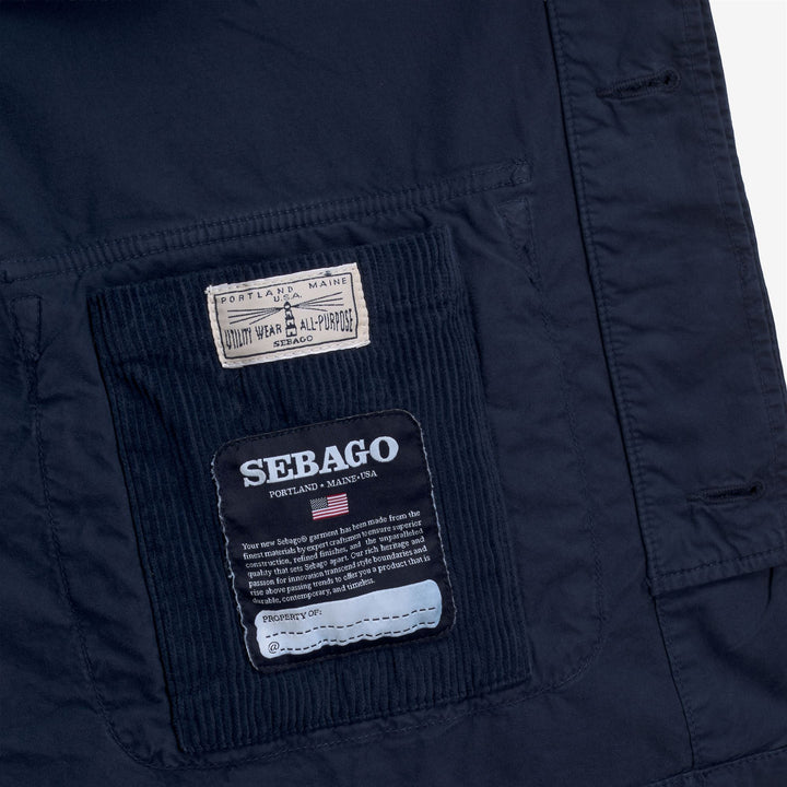 Marine Blue Unisex Midfield Jacket with Four Pockets 4