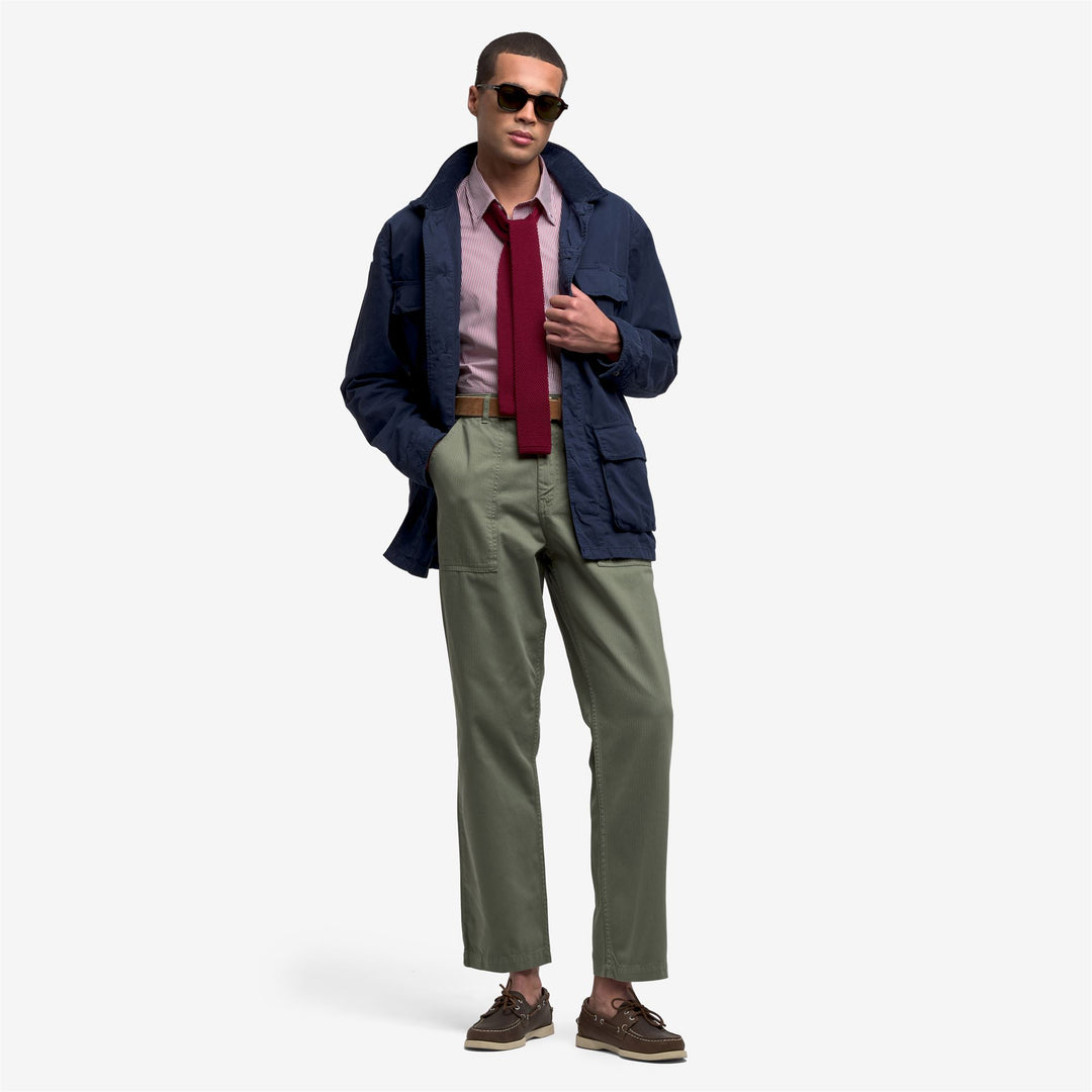 Marine Blue Unisex Midfield Jacket with Four Pockets main