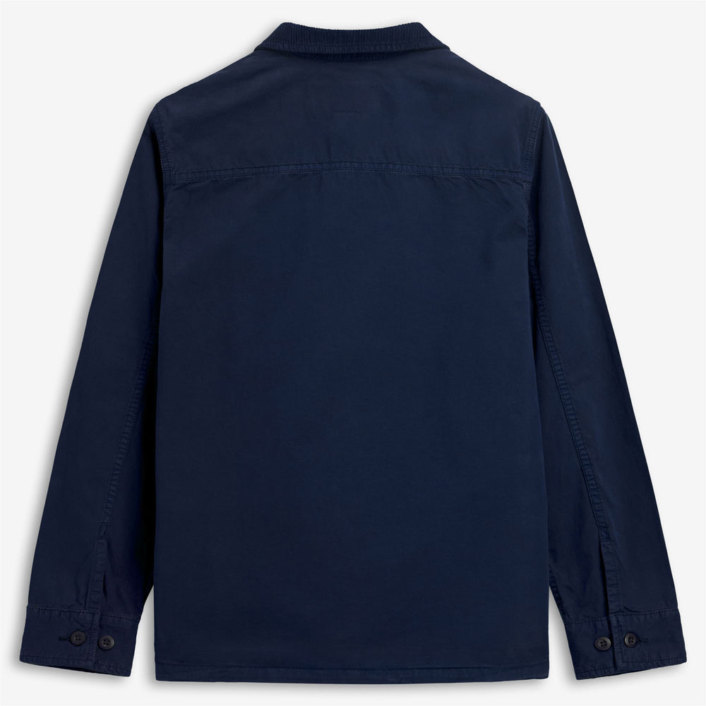 Marine Blue Unisex Midfield Jacket with Four Pockets 02