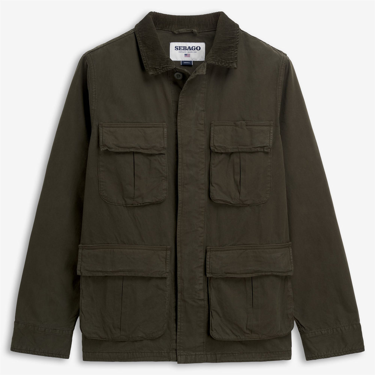 Green Unisex Cotton Field Jacket