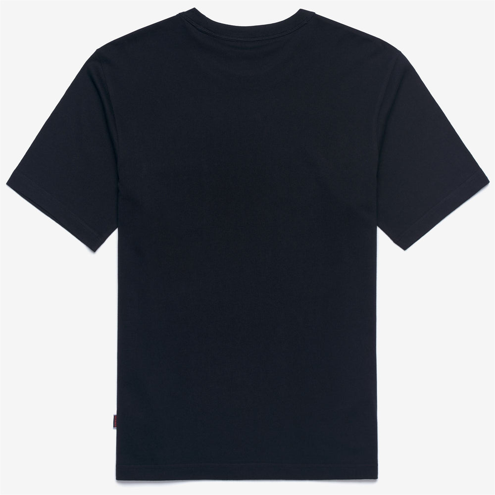 T-shirt graphique bleu unisexe Regatta Japan avec col côtelé 02