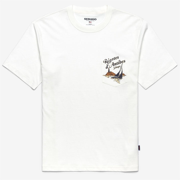 Offwhite Unisex Regatta France Graphic Cotton T-Shirt 1