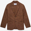 Jackets_UNISEX_NEDDICK MICROPIEDDEPOULE_Jacket_Beige-Brown-Dk Navy - Commercial 1