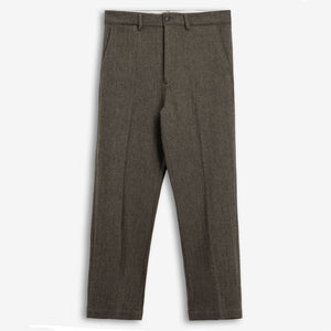 RENDON HERRINGBONE - Dresses - Pants - Unisex - Warm Grey-DK Grey