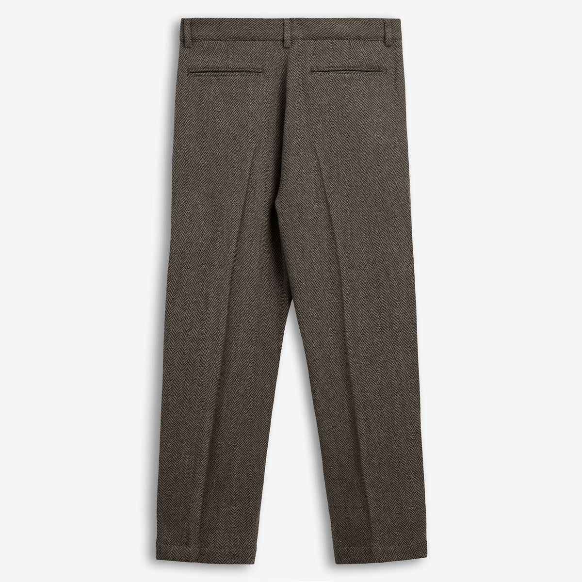 Grey Men’s Wool Chino Trousers