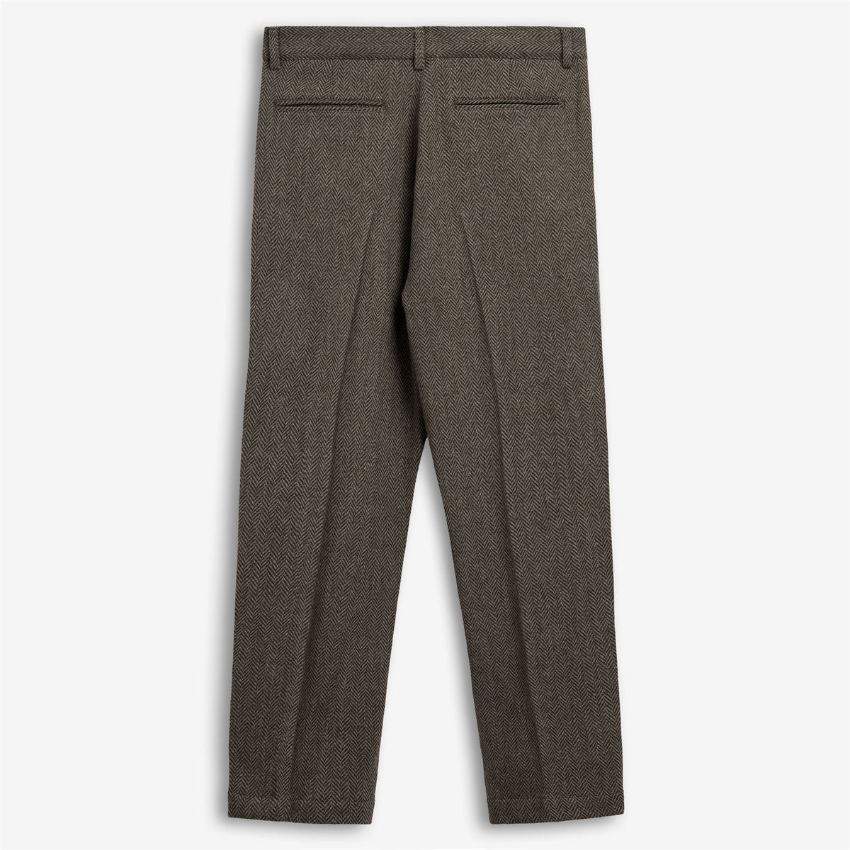 Grey Unisex Wool Chino Trouser